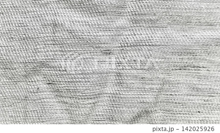 textured gray knit fabric macro closeup woven thread pattern for web design textile advertising background 142025926
