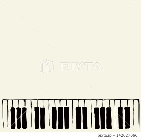 Piano Keys. Vector drawing Piano Keys. Vector drawing 142027066