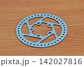 Metal brake disc for a scooter. 142027816
