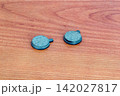 Round brake pads for electric scooters. 142027817