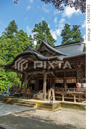 青海神社　拝殿　新潟県加茂市 142028672
