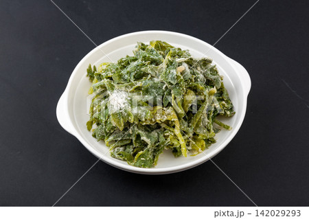 steamed Celery Leaves Chinese Vegetable Side Dish 142029293
