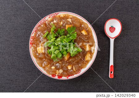stir Fried Sweet Potato Jelly Chinese Traditional Dish 142029340