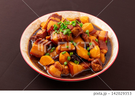 braised Pork with Arrowhead Root Chinese Meat Dish braised Pork with Arrowhead Root Chinese Meat Dish 142029353