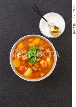 braised Beef with Tomato Chinese Stew Dish braised Beef with Tomato Chinese Stew Dish 142029389
