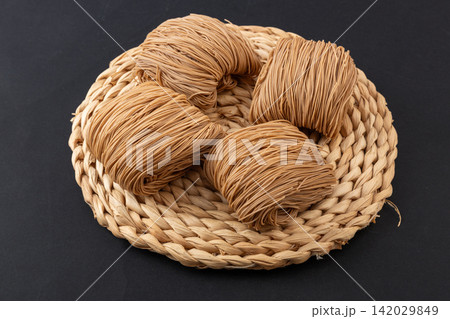 buckwheat Bamboo Noodles Dry Pasta Food Ingredient 142029849