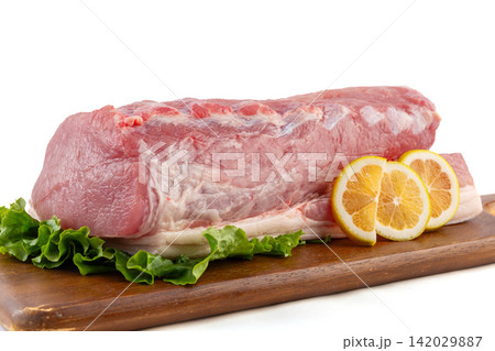 faw Pork Tenderloin Fresh Meat Food Ingredient faw Pork Tenderloin Fresh Meat Food Ingredient 142029887