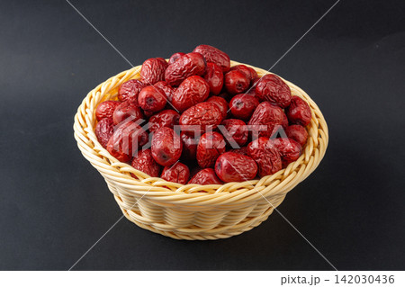 fresh Chinese Jujube Red Date Fruit Close Up fresh Chinese Jujube Red Date Fruit Close Up 142030436