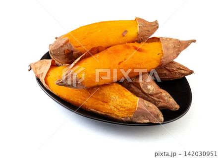 roasted Sweet Potato Traditional Snack Food Dish 142030951