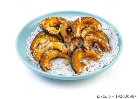 fried Baby Pumpkin Slices Vegetable Snack Food fried Baby Pumpkin Slices Vegetable Snack Food 142030967