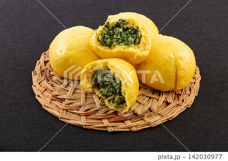 golden Millet Shepherds Purse Vegetable Dumpling Food golden Millet Shepherds Purse Vegetable Dumpling Food 142030977
