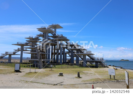 富津岬展望台の威容 富津岬展望台の威容 142032546