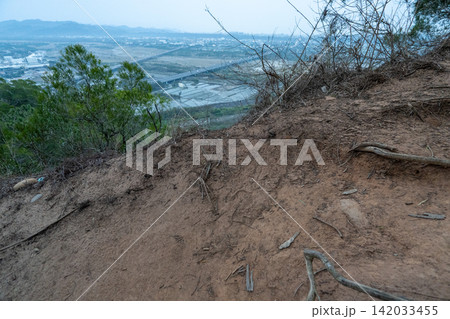 台湾小百岳No.35 火炎山登山ルートの風景 台湾小百岳No.35 火炎山登山ルートの風景 142033455
