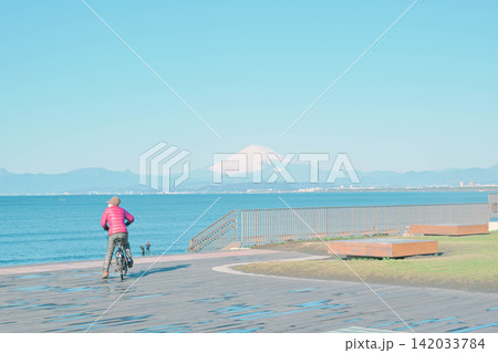 湘南から富士山 湘南から富士山 142033784