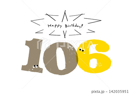 数字イラスト シンプルでかわいい日付素材 10月6日 数字イラスト シンプルでかわいい日付素材 10月6日 142035951