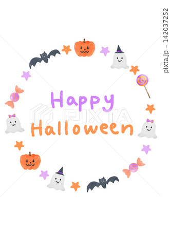 かわいいハロウィンのイラスト 142037252