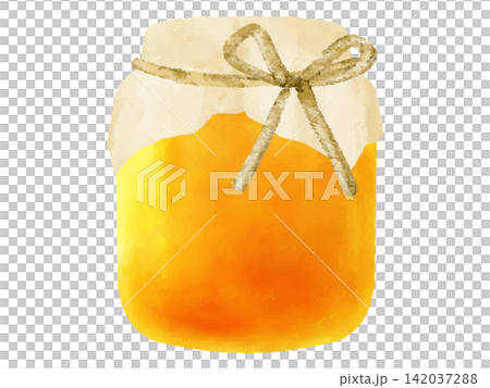 蜂蜜罐，水彩插圖 142037288