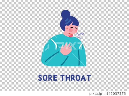 疾病插圖:咳嗽 疾病插圖:咳嗽 142037376