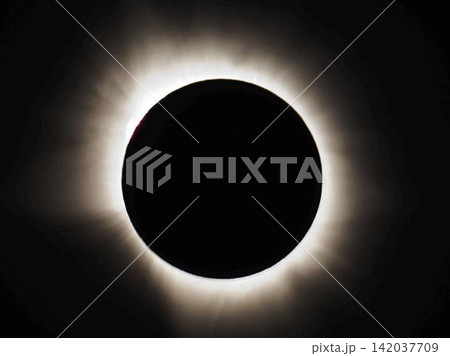 2026年8月12日 スペイン皆既日食 皆既中のコロナ 2026年8月12日 スペイン皆既日食 皆既中のコロナ 142037709
