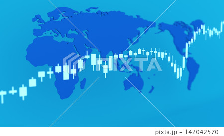 オルカンの株価が上昇するイメージ オルカンの株価が上昇するイメージ 142042570