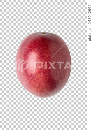 A PNG image of a single Kagoshima Prefecture passion fruit, cut out and photographed from directly above. A PNG image of a single Kagoshima Prefecture passion fruit, cut out and photographed from directly above. 142042669