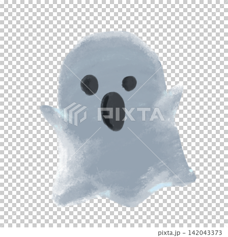 かわいいおばけのイラスト|ハロウィン・秋のイベント素材 かわいいおばけのイラスト|ハロウィン・秋のイベント素材 142043373