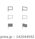旗アイコン 142044092
