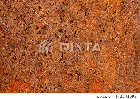 Close-up Texture of Rusted Metal Surface 142044995