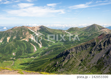 大雪山旭岳の登山風景 142053300