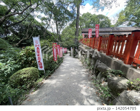 福岡県・太宰府天満宮-天開稲荷社の参道 福岡県・太宰府天満宮-天開稲荷社の参道 142054705