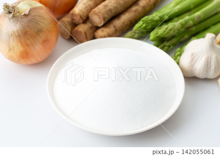 フラクトオリゴ糖の粉末とそれを多く含む野菜 フラクトオリゴ糖の粉末とそれを多く含む野菜 142055061