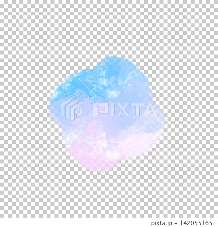 Splashes of blue and pink watercolor paint Splashes of blue and pink watercolor paint 142055165