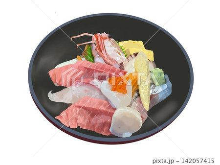 海鮮丼 142057415