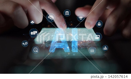 AI Brain Processing Data with Generative Artificial Intelligence Concept Muxer AI Brain Processing Data with Generative Artificial Intelligence Concept Muxer 142057614