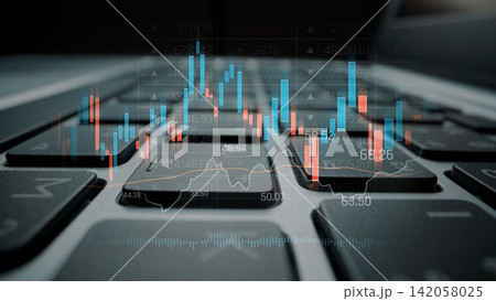 Candlestick Chart and Market Trend Analysis Marrow 142058025