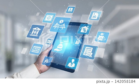 Loan icons represent debt, repayment, and financial planning Gist Loan icons represent debt, repayment, and financial planning Gist 142058184