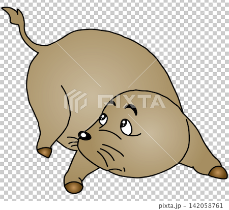 手書き動物イラスト☆モグラ 手書き動物イラスト☆モグラ 142058761