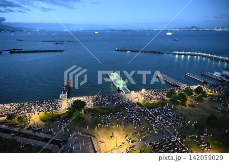2026年 びわ湖大花火大会 俯瞰眺望 2026年 びわ湖大花火大会 俯瞰眺望 142059029