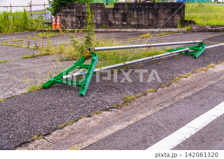 スポーツクラブ撤退後の建物と駐車場跡 スポーツクラブ撤退後の建物と駐車場跡 142061320