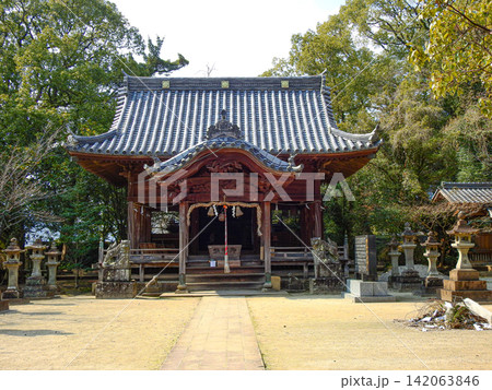 佐賀県の小城公園にある学問の神様岡山神社 佐賀県の小城公園にある学問の神様岡山神社 142063846