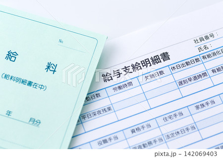 給与支給明細書 給与支給明細書 142069403