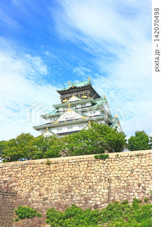 大阪府大阪市、大阪城の風景 大阪府大阪市、大阪城の風景 142070498
