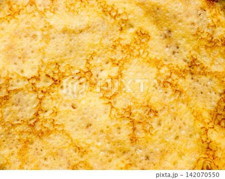 Pancakes background. Side view. Pancakes background. Side view. 142070550
