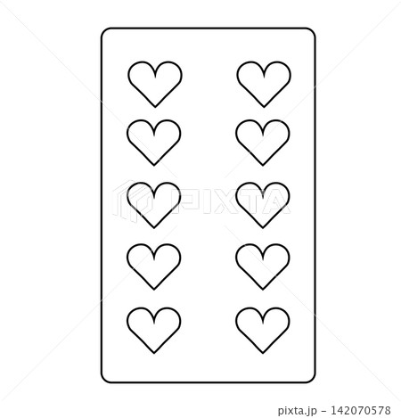 heart tablets, lozenges or pills in blister package, Pharmacy composition hand drawn illustration. Vector graphic line art. Perfect for logo, branding, packaging, labels 142070578