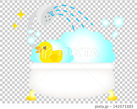 浴缸和淋浴間的插圖 浴缸和淋浴間的插圖 142071885