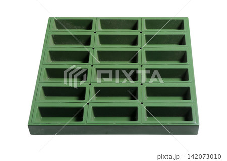 Cake mold on a white background. Professions: Patisserie. 142073010