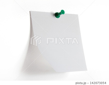 Blank note on white. Notepad. Blank note on white. Notepad. 142073054