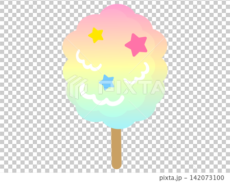 わたあめのイラスト素材2 わたあめのイラスト素材2 142073100