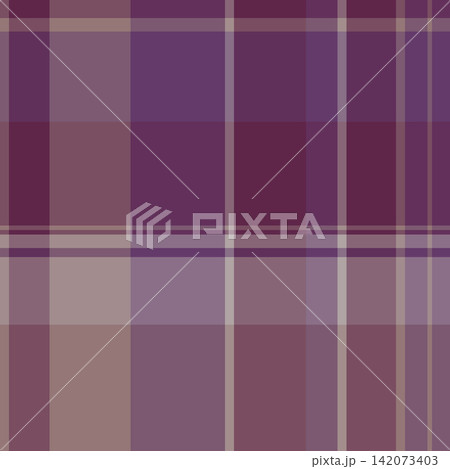 Tile textile pattern check, poncho tartan fabric texture. Realistic seamless background vector plaid in pastel and pink colors. Tile textile pattern check, poncho tartan fabric texture. Realistic seamless background vector plaid in pastel and pink colors. 142073403