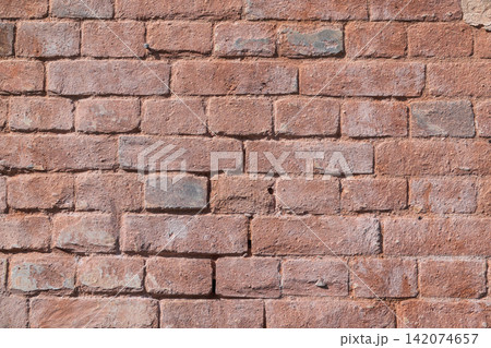 Fragment of a 19th century brick wall Fragment of a 19th century brick wall 142074657